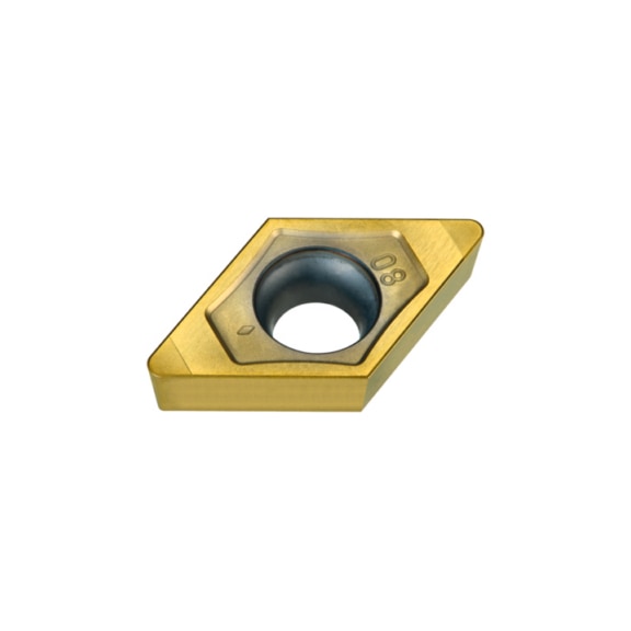 MITSUBISHI MATERIALS NP-DCGW11T308GS2 BC8220 MITSUBISHI, WSP - Drehen, CBN positiv - DCGW, Wendeschneidplatte, CBN, positiv