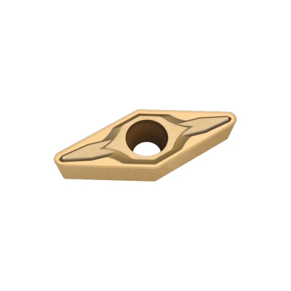 MITSUBISHI MATERIALS VCMT160408-LM MC7115 MITSUBISHI, WSP - Drehen, positv - VCMT, Wendeschneidplatte, positiv