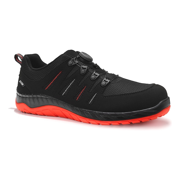 MADDOX Compo BOA(R) Low ESD S3S safety shoe, size 36 727211-36 - MADDOX Compo BOA(R) black-red Low ESD S3S safety shoe