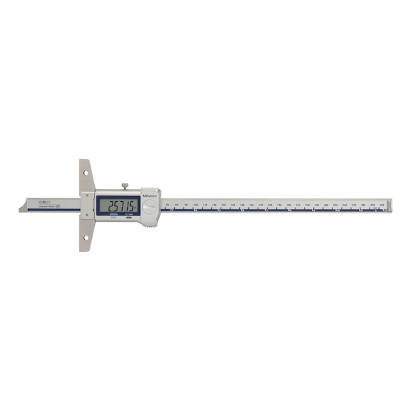 MITUTOYO Digital ABS depth caliper IP67 inch/metric 0 in to 12 in/0 mm to 300 mm - Marcal 16EWR/i-V&nbsp;s&nbsp;vyměniteln&yacute;mi měřic&iacute;mi dotyky