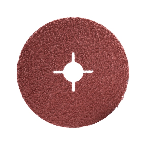 Ceramic grain fibre disc diameter 125 mm CO-COOL24 for grinding on stainless steel - Abrasive tool made of abrasive on a base
