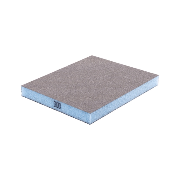 Waterproof sanding sponge 98x120x13 mm A100 double-sided universal application - Grinding sponge