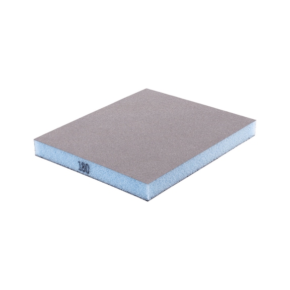 Waterproof sanding sponge 98x120x13 mm A180 double-sided universal application - Grinding sponge
