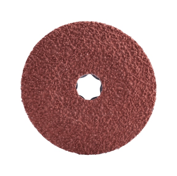 COMBICLICK ceramic grain fibre disc diameter 115 mm CO-COOL24 for stainless steel - Abrasive tool made of abrasive on a base