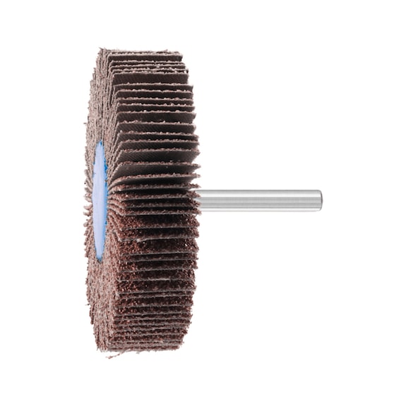 Corundum flap disc F Diameter 80x20mm Shank diameter 6 mm A40 - Fan sander