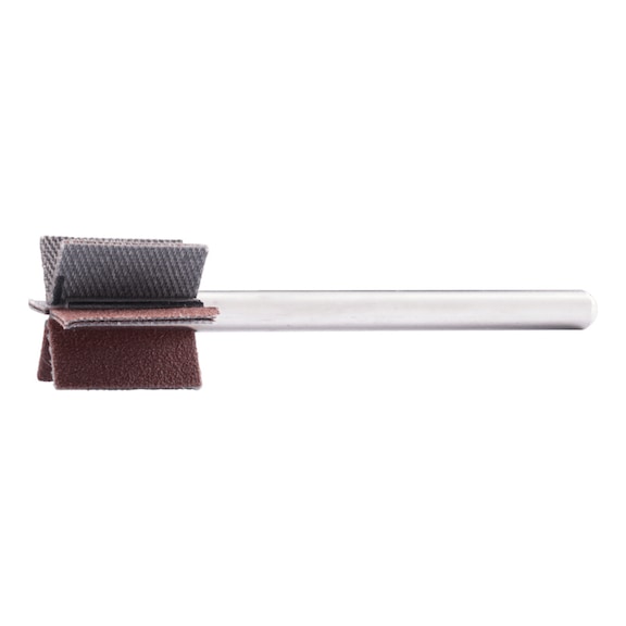 PFERD Korund F&auml;cherschleifer F Durchmesser 20x20mm Schaft 6mm L&auml;nge 60mm Lamellen A150 - F&auml;cherschleifer