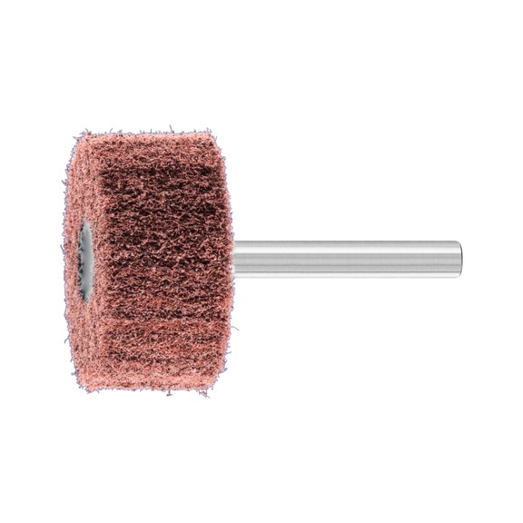 POLINOX high-performance non-woven grinding pin PNL 40x20 mm Shank 6 mm A180 - Abrasive tool made of abrasive on a base