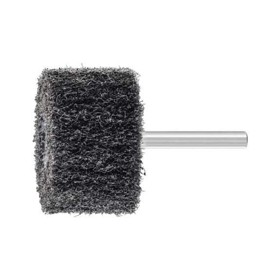 POLINOX high-performance non-woven grinding pin PNL 50x30 mm Shank 6 mm SIC100 - Abrasive tool made of abrasive on a base