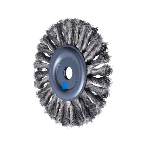 POS COMBITWIST round brush, twisted RBG HD 150x13x22.2 mm stainless steel wire 0.35 mm - Round brush (knotted wire)