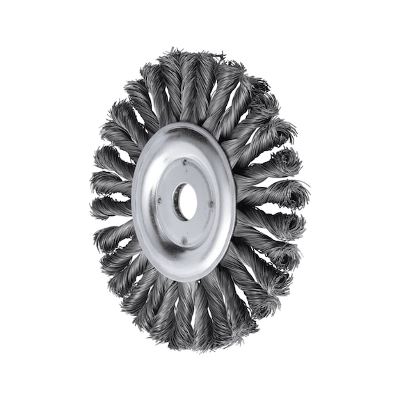 POS COMBITWIST Round brush, twisted RBG HD 150x13x22.2 mm Steel wire 0.50 mm - Round brush (knotted wire)