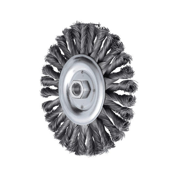 POS COMBITWIST Round brush, twisted RBG HD 178x13 mm M14 Steel wire 0.50 mm - Round brush (knotted wire)