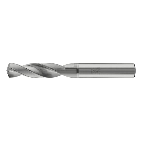 Solid carbide drill bit, diameter 10.3 mm, 3xDC with IK, AlTin coated, HA universal shank - End mills (non-indexable cutting edges
