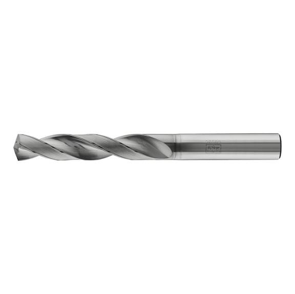 Solid carbide drill bit diameter 4.4 mm 5xDC with IK, AlTin coated, HA shank universal - End mills (non-indexable cutting edges