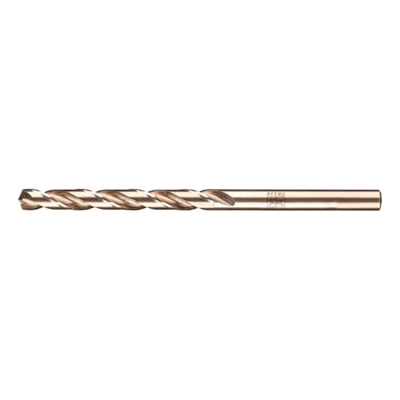 Spiral drill bit INOX diameter 5.0 mm HSS-E Co5 N DIN 1897 135 degrees extra short - Solid drill (non-detachable cutting edges)