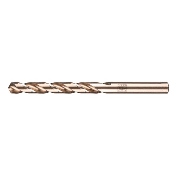 Spiral drill bit INOX diameter 8.0 mm HSS-E Co5 N DIN 1897 135 degrees extra short - Solid drill (non-detachable cutting edges)