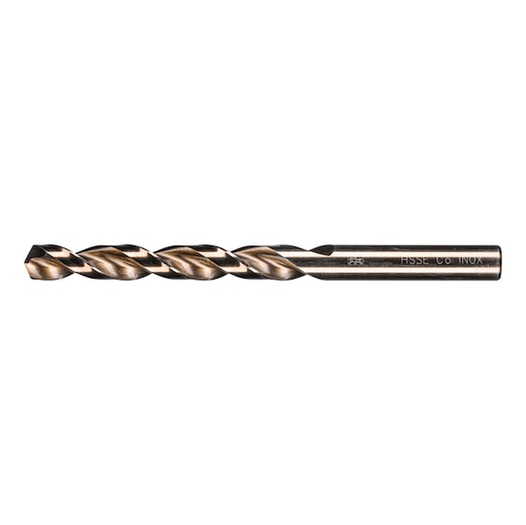 Spiral drill bit INOX diameter 10.2 mm HSS-E Co5 N DIN340 135 degree long version - Solid drill (non-detachable cutting edges)