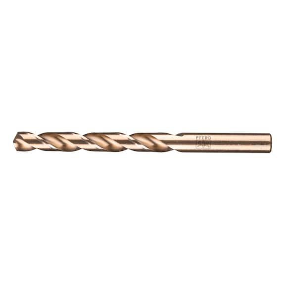 Spiral drill bit INOX diameter 10.5 mm HSS-E Co5 N DIN340 135 degree long version - Solid drill (non-detachable cutting edges)