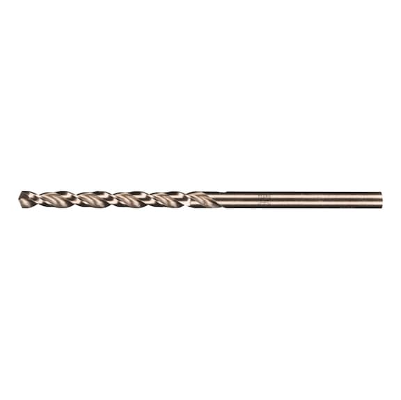 Spiral drill bit INOX diameter 3.1 mm HSS-E Co5 N DIN 340 135 degree long version - Solid drill (non-detachable cutting edges)