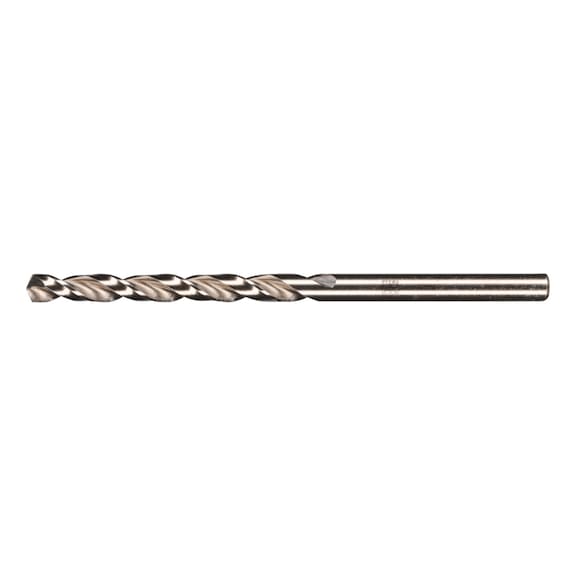 Spiral drill bit INOX diameter 4.4 mm HSS-E Co5 N DIN 340 135 degree long version - Solid drill (non-detachable cutting edges)
