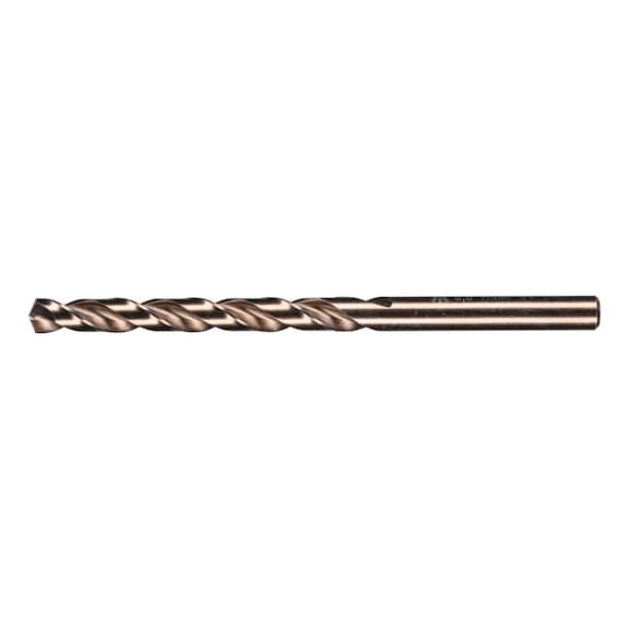 Spiral drill bit INOX diameter 6.8 mm HSS-E Co5 N DIN 340 135 degree long version - Solid drill (non-detachable cutting edges)