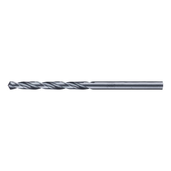 STEEL twist drill diameter 4.0 mm HSS-G N DIN 340 118 degree long version - Solid drill (non-detachable cutting edges)