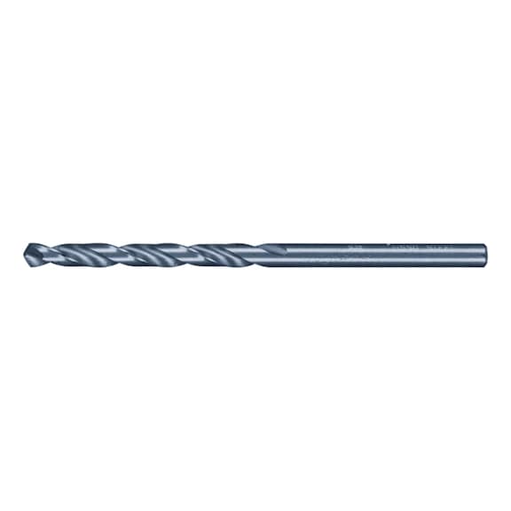 STEEL twist drill diameter 4.1 mm HSS-G N DIN 340 118 degree long version - Solid drill (non-detachable cutting edges)