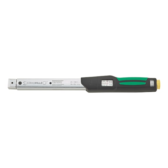 STAHLWILLE Cl&eacute; dynamom&eacute;trique MANOSKOP 730 Fix 20-100 Nm 9 x 12 mm - cl&eacute; dynamom&eacute;trique
