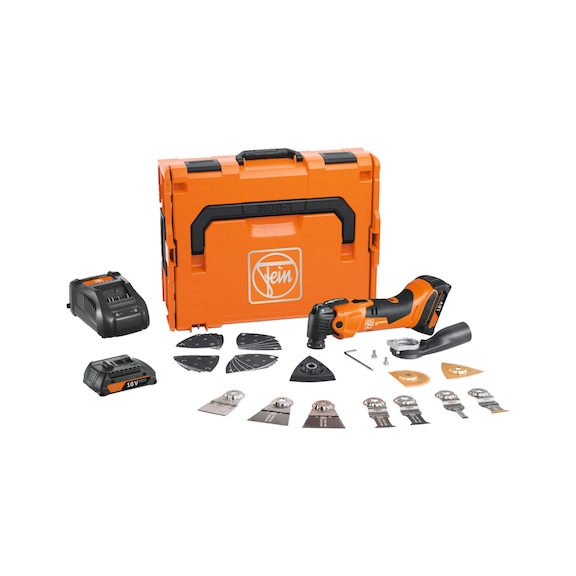 FEIN Akku MULTIMASTER AMM 500 Plus Top 2 Ah AS mit 2 Akku 71293864000 - Oszillierer (Akku)