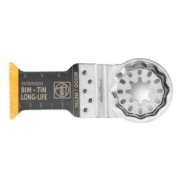 FEIN E-Cut Sägeblatt Long-Life – Bi-Metall, 32x90mm, StarlockMax, Für Tiefenschnitte In Holz, Gipskarton Und