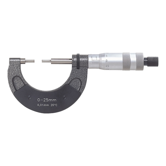 HARTIG Micrometers with stepped measuring faces - 1