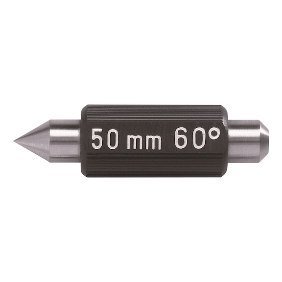 HARTIG Metric thread setting standard, 60&deg;, length 75 mm, with heat insulation - Thread setting standard
