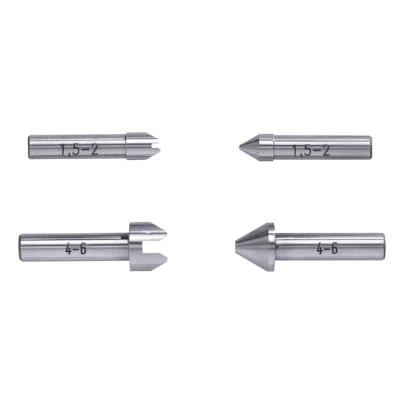 HARTIG Whitworth thread flank inserts 55&deg;, pitch 10-7 threads/inch 5235 10-7 - 