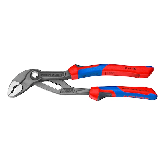 KNIPEX Szczypce do pompy wodnej Cobra 180 mm, szer. mocow. 36 mm, poler. z uchw. 2-komp. - Szczypce do pompy wodnej Cobra Hightech