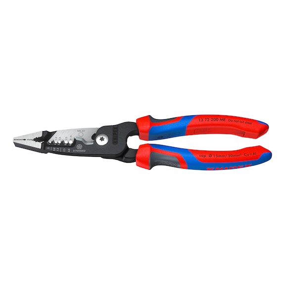 KNIPEX Wire Stripper metric black atramentized 200 mm Article 13 72 200 ME - Wire stripper