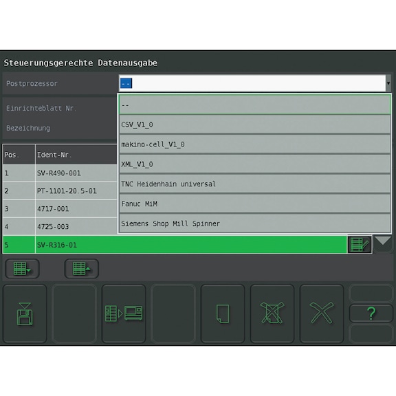 ATORN Paquet de sortie de donn&eacute;es