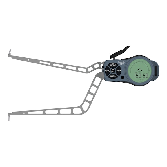 KROEPLIN Measuring gauge for internal measurement, model L4100, measuring range 90-120 mm - Jauge de mesure &eacute;lectronique pour mesure int&eacute;rieure d'al&eacute;sages, de gorges et de rainures int&eacute;rieures