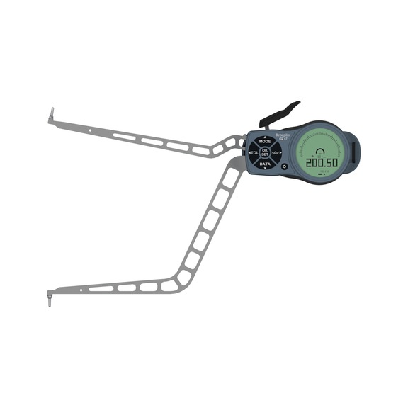 KROEPLIN Measuring gauge for internal measurement, model L4150, measuring range 150-200 mm - Jauge de mesure &eacute;lectronique pour mesure int&eacute;rieure d'al&eacute;sages, de gorges et de rainures int&eacute;rieures
