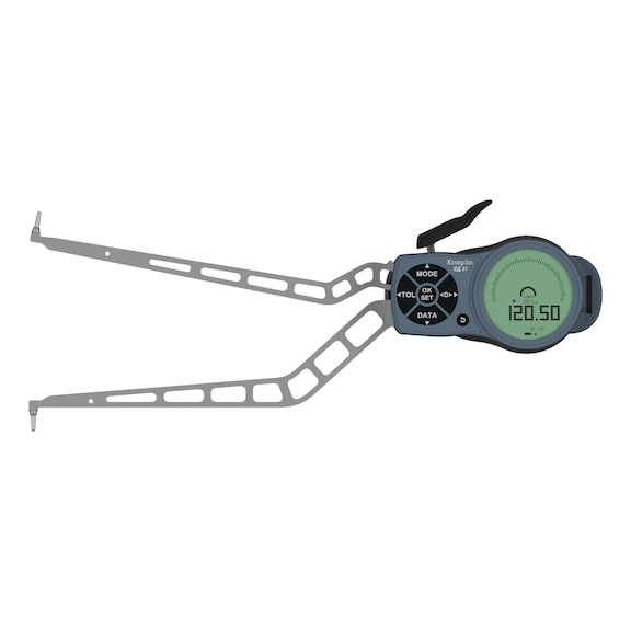 KROEPLIN Measuring gauge for internal measurement, model L470, measuring range 70-120 mm - Jauge de mesure &eacute;lectronique pour mesure int&eacute;rieure d'al&eacute;sages, de gorges et de rainures int&eacute;rieures