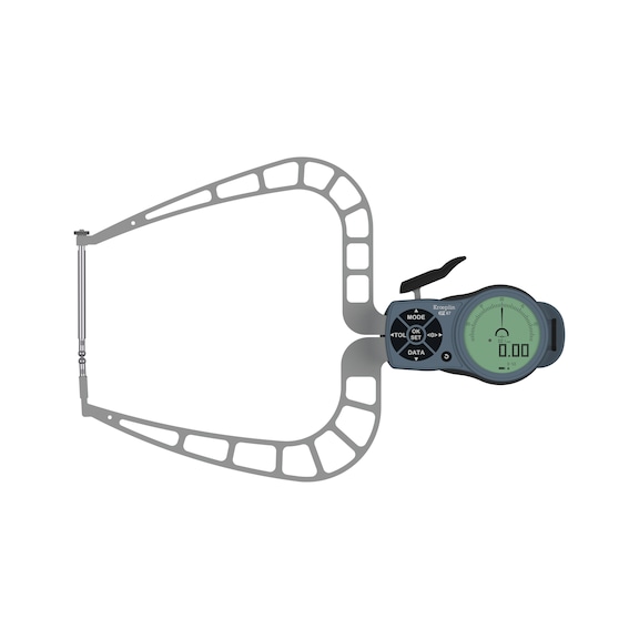 KROEPLIN Measuring gauge for external measurement, model K450B, measuring range 0-50 mm - Elektronska brza sonda za spoljna merenja