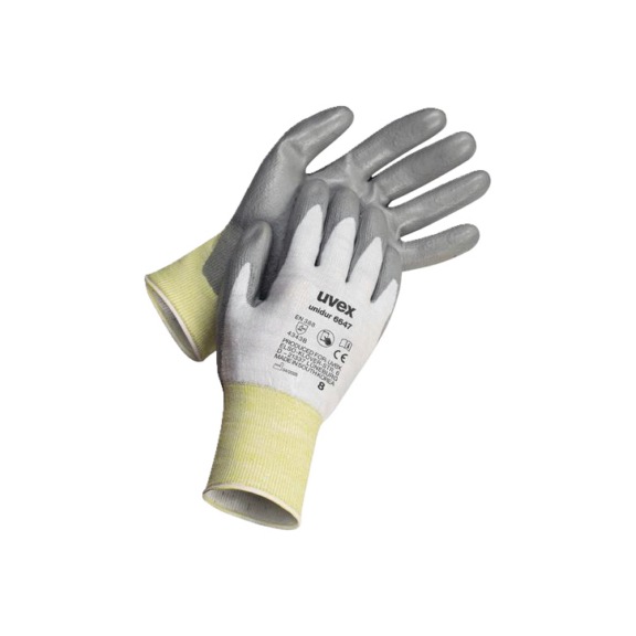 UVEX Schutzhandschuh uvex unidur 6647 60690 Gr&ouml;&szlig;e 9 6069009 - Schutzhelm