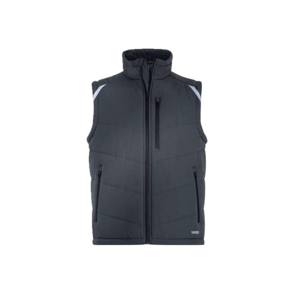 UVEX Men's quilted waistcoat uvex suXXeed craft grey, anthracite M 7037310 - Vest