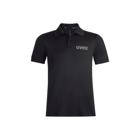 UVEX Herren Poloshirt uvex corporate 26 schwarz, graphit M 7071210 - Poloshirt