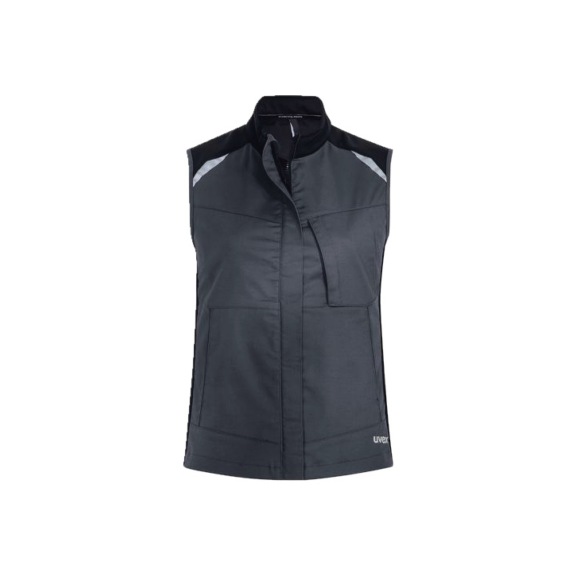 UVEX Women's work waistcoat uvex suXXeed industry grey, charcoal L 7076611 - Vest