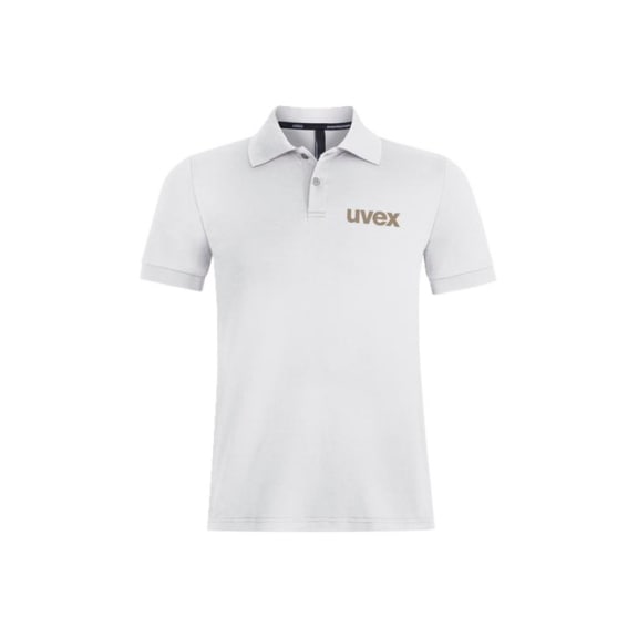 UVEX Herren Poloshirt uvex corporate 26 wei&szlig; XS 7071308 - Poloshirt