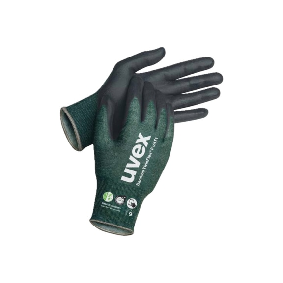 UVEX Schutzhandschuh uvex Bamboo TwinFlex(R) F uXT1 60095 Gr&ouml;&szlig;e 8 6009508 - Schutzhelm