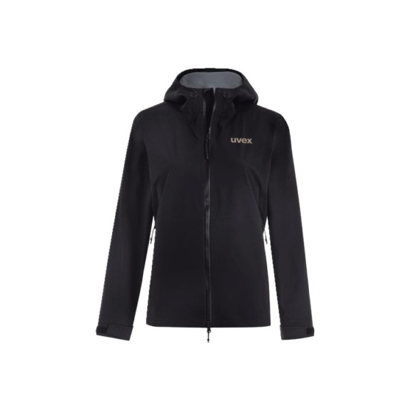 UVEX Women's weather jacket uvex corporate 26 black, graphite XXL 7070113 - Rain jacket