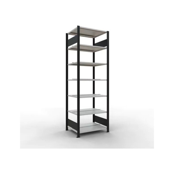 SCHULTE Basic Shelving Office Plug-in MULTIplus150 7 shelves 2300x750x600 No.36048-S - Shelving (workshop)