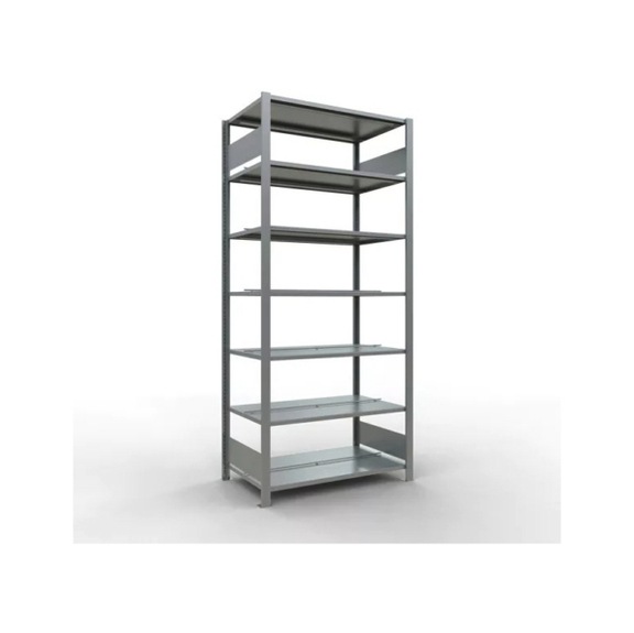 SCHULTE Basic Shelving Office Plug-in MULTIplus150 7 shelves 2300x1000x600 No.17749 - Shelving (workshop)