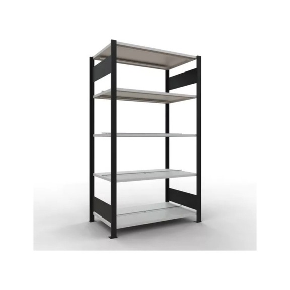 SCHULTE Grundregal B&uuml;ro Steck MULTIplus150 5 B&ouml;den 1800x1000x600 Nr.36037-S - Regal (Werkstatt)