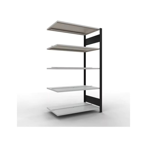 SCHULTE add-on shelving B&uuml;ro Steck MULTIplus150 5 shelves 1800x1000x600 No.36040-S - Shelving (workshop)